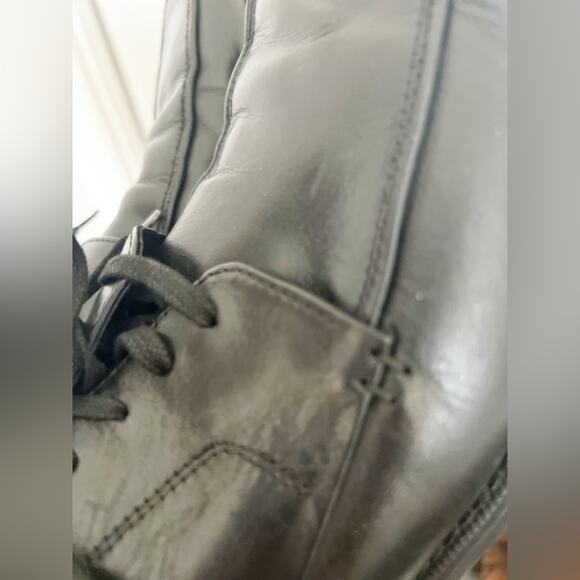 Kenneth Cole REACTION Men’s Black Leather Oxford Square Toe Dress Shoes Size 10 main image 4